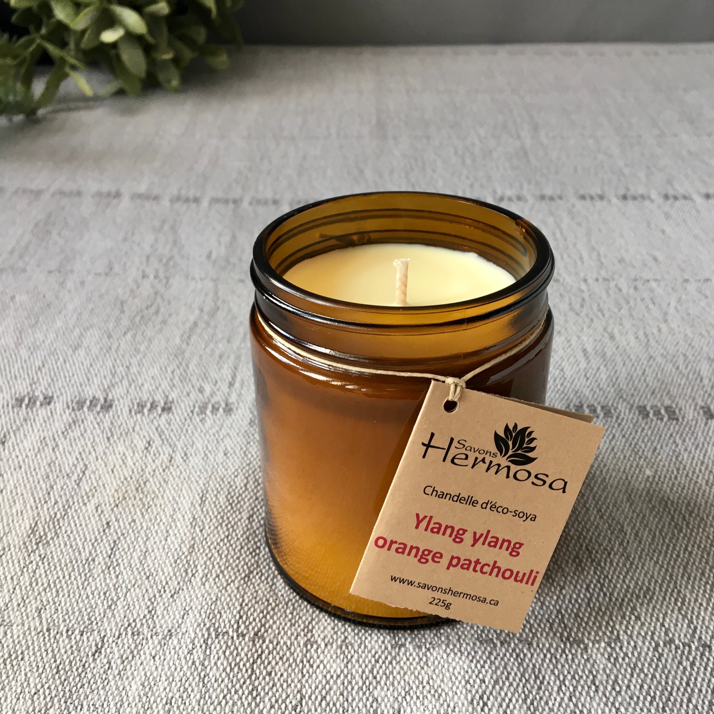 Chandelles d'éco-soya Ylang ylang, orange & patchouli