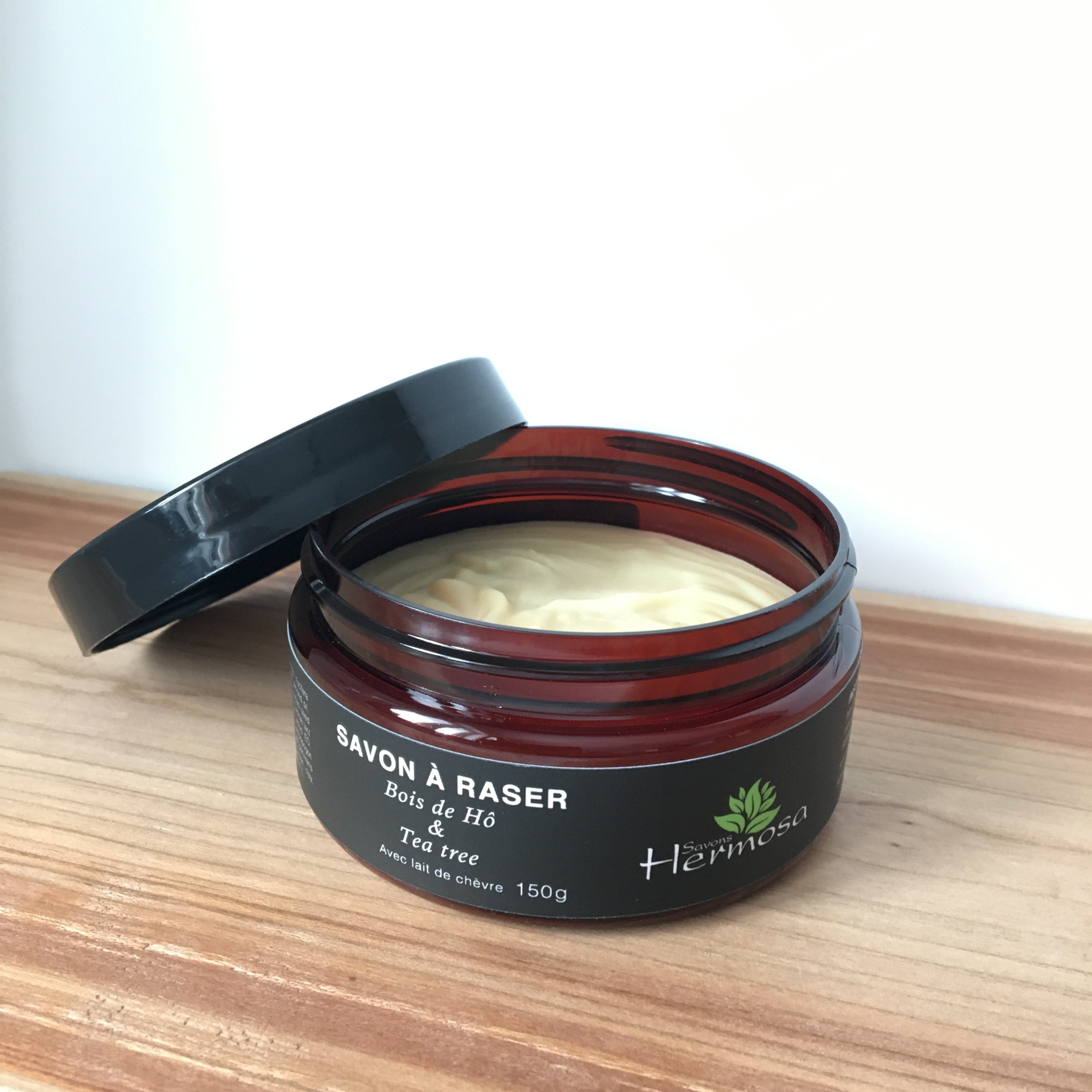 Pot savon à raser Bois de hô & tea tree